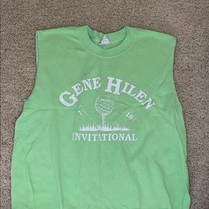 Lime green gene Hillen top